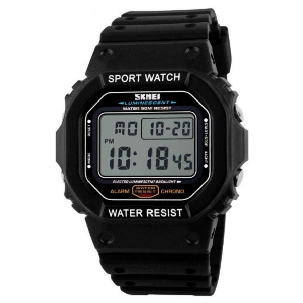 Часы Skmei 1134 BK- White Digital BOX - 3462022