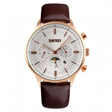 Годинник Skmei 9117 Gold Case White Dail BOX