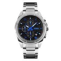Часы Skmei 9109 Silver Black Dail BOX