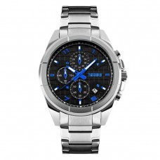 Годинник Skmei 9109 Silver Black Dail BOX