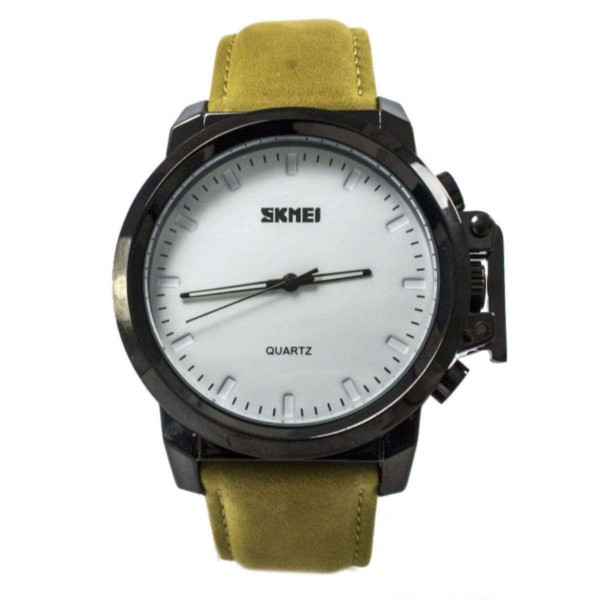 Годинник Skmei 1208 Yellow Leather BOX - 3462034