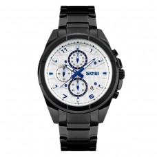 Годинник Skmei 9109 Black White Dail BOX
