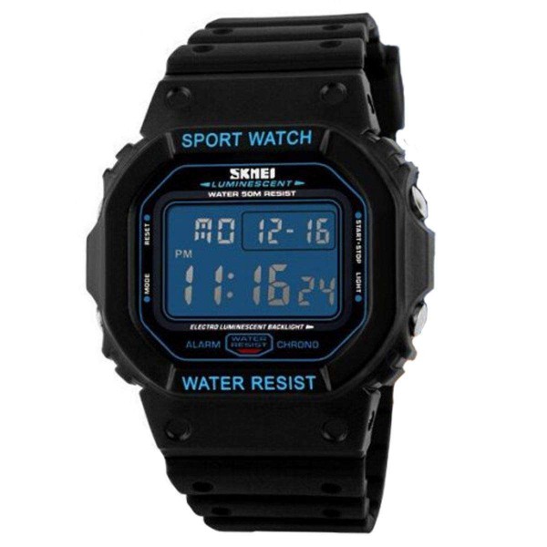 Часы Skmei 1134 BK- Blue Digital BOX - 3462075