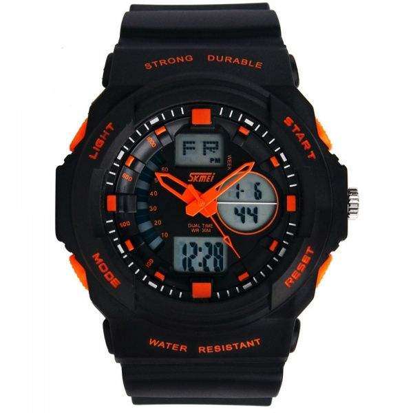 Годинник Skmei 0955 Black-Orange BOX - 3462092