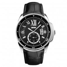 Годинник Skmei 1135 Silver Case Black Dail BOX
