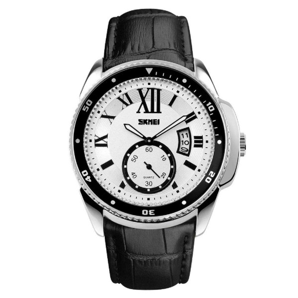 Годинник Skmei 1135 Silver Case White Dail BOX - 3462100