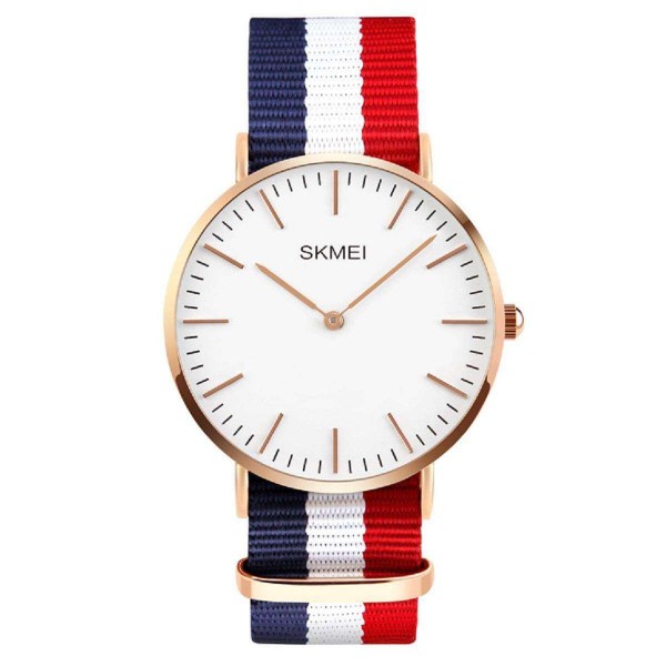 Годинник Skmei 1181 Blue/White/Red Nylon BOX - 3462104