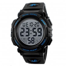 Часы Skmei 1258 BK- Blue Big Size BOX