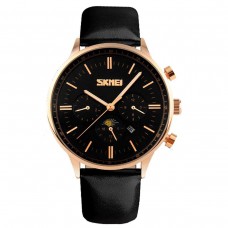 Годинник Skmei 9117 Gold Case Black Dail BOX