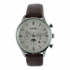 Годинник Skmei 9117 Silver Case White Dail BOX