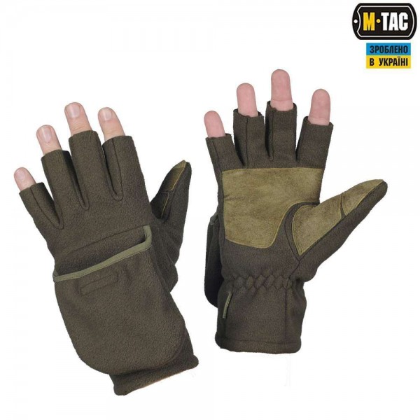 M-Tac рукавички безпалі з клапаном Windblock 295 Olive - 90008001 M-Tac рукавички безпалі з клапаном Windblock 295 Olive - 90008001
