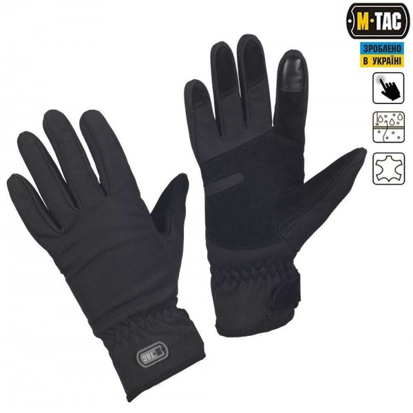M-Tac перчатки Tactical Waterproof Black - 90001002 M-Tac перчатки Tactical Waterproof Black - 90001002