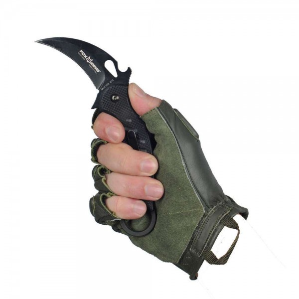 M-Tac рукавички безпалі шкіряні Assault Tactical Mk.1 Olive - 90211001