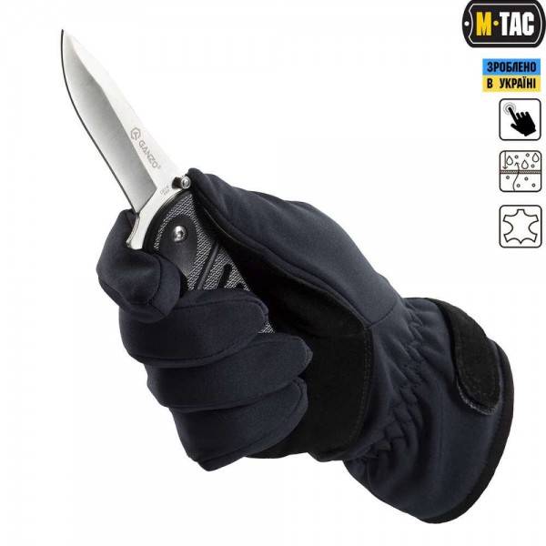 M-Tac перчатки Tactical Waterproof Dark Navy Blue - 90001015