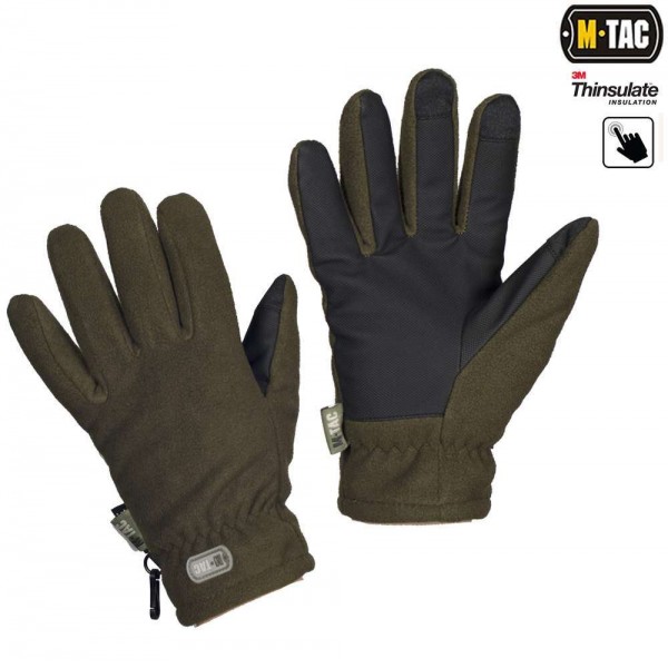 M-Tac рукавички Fleece Thinsulate Olive - 90309001