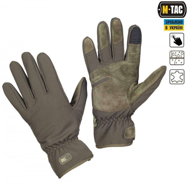 M-Tac перчатки Tactical Waterproof Olive (сорт 2) - 3465010