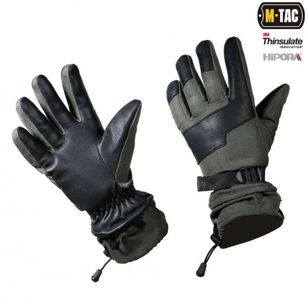 M-Tac перчатки зимние Polar Tactical Thinsulate Olive - 3465028