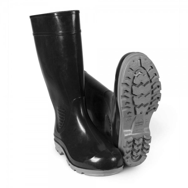 Чоботи гумові СМ-3 Торнадо ПВХ чорний/сірий - 3465053