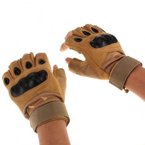 Рукавиці тактичні безпалі Oakley Койот - 3467243 Рукавиці тактичні безпалі Oakley Койот - 3467243