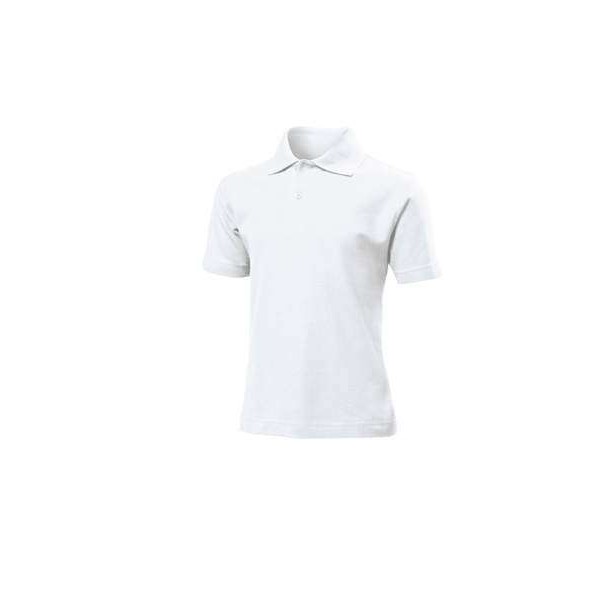 Детская футболка поло белая ST3200 - 3469049
