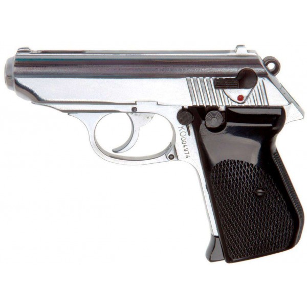 Шумовой пистолет Шмайсер ПСШ-790 (хром, 7 зарядный) - 3469344