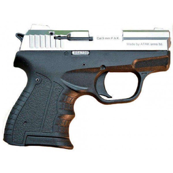 Шумовой пистолет ATAK Arms Stalker Mod. 906 Chrome - 3469356