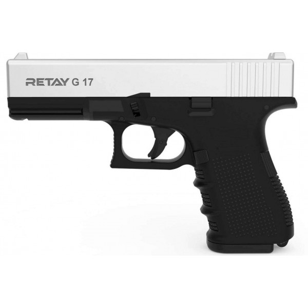 Шумовой пистолет Retay Arms G17 Chrome - 3469365
