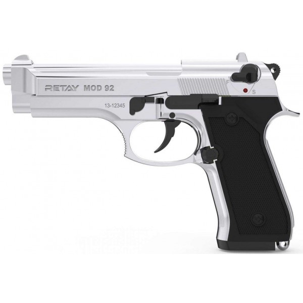 Шумовой пистолет Retay Arms Mod.92 Nickel - 3469370