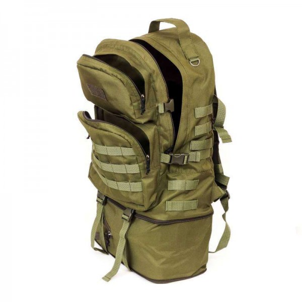 Тактичний рюкзак 40 - 60 літрів трансформер олива - 3475377 Тактичний рюкзак 40 - 60 літрів трансформер олива - 3475377