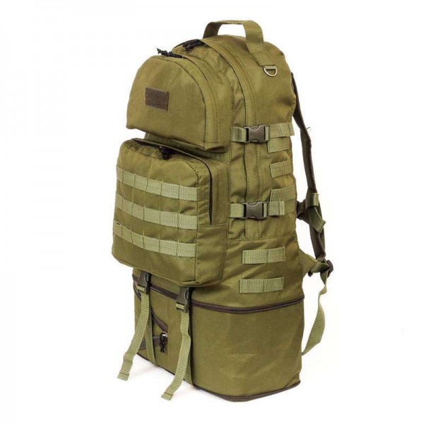 Тактический рюкзак 40 - 60 литров трансформер олива - 3475377