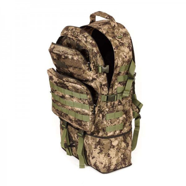 Тактичний рюкзак 40 - 60 літрів трансформер піксель - 3475378