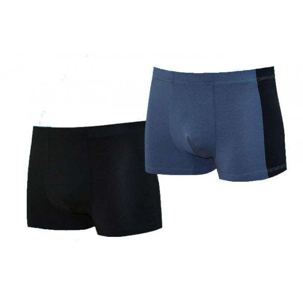 Трусы мужские черные боксеры вискоза - 3479226