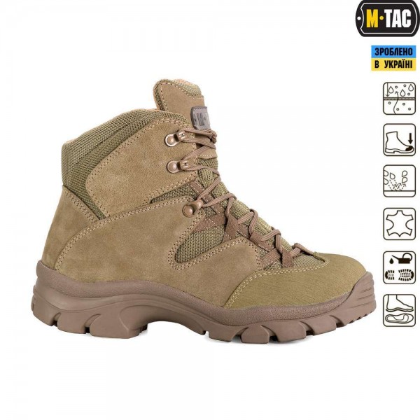 M-Tac ботинки полевые Mk.7 Pro Khaki - 3481280