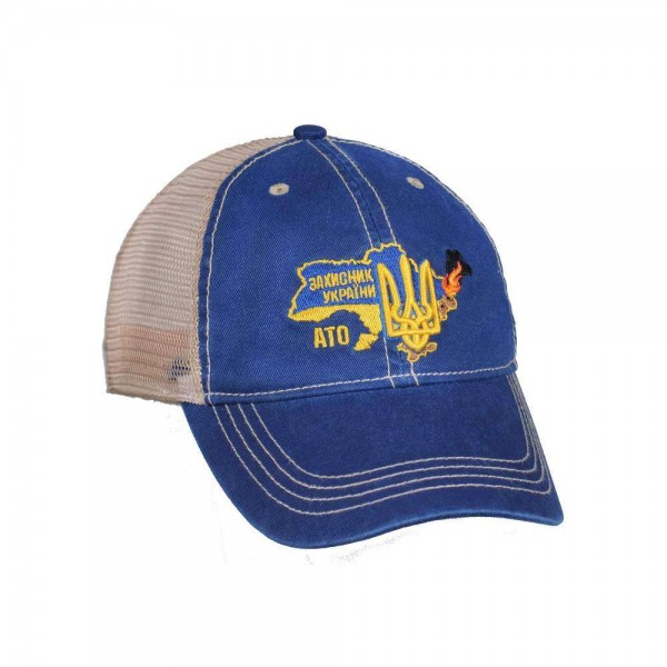 M-Tac бейсболка з сіткою Захисник України синя - 3481321 M-Tac бейсболка з сіткою Захисник України синя - 3481321