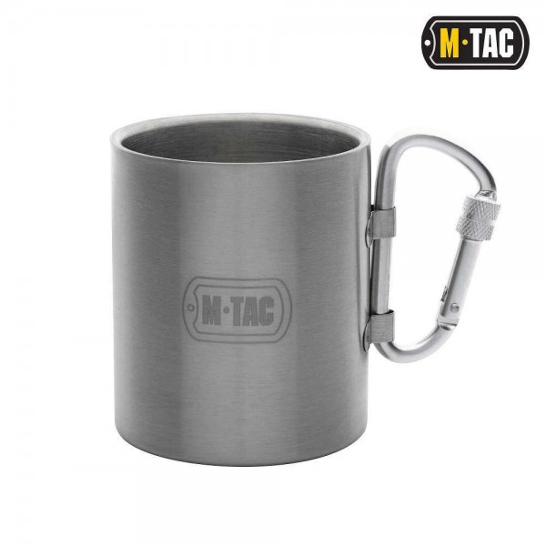 M-Tac термокружка з карабіном нерж. - 60008012 M-Tac термокружка з карабіном нерж. - 60008012