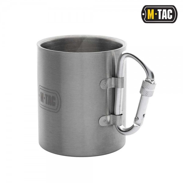 M-Tac термокружка з карабіном нерж. - 60008012 M-Tac термокружка з карабіном нерж. - 60008012