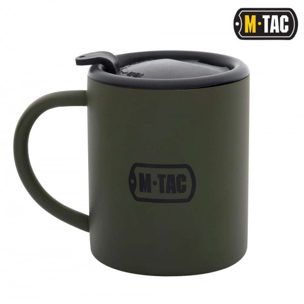 M-Tac термокружка 280 мл с крышкой олива - 3481366 M-Tac термокружка 280 мл с крышкой олива - 3481366