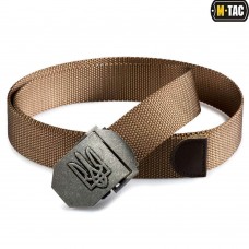 M-Tac ремінь з Тризубом Coyote