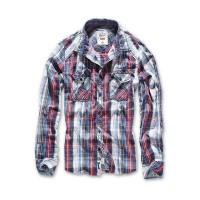 Сорочка Brandit Central City NAVY WHITE