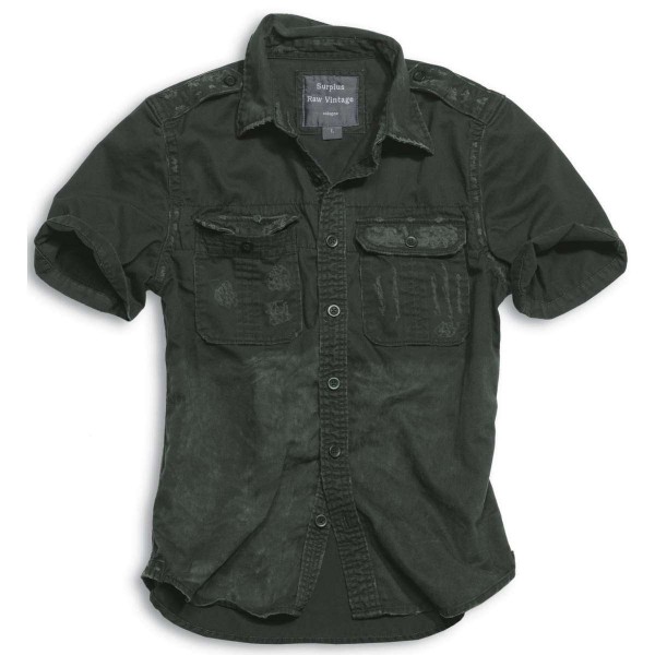 Сорочка Surplus Raw Vintage Shirt BLACK GEWAS - 3487357