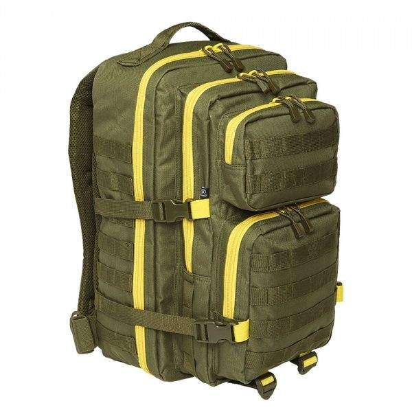 Рюкзак Brandit US Cooper large 2-color OLIV-YELLOW - 3487365