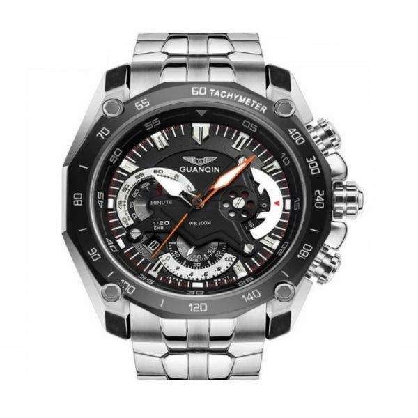 Часы Guanqin Black-Black-Silver G6806 CL - 3487432