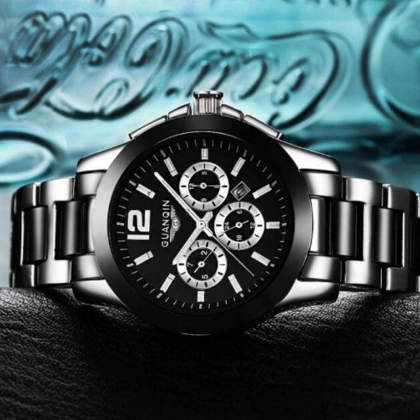 Часы Guanqin Black-Black-SilverBlack GQ50026 CS - 3487436 Часы Guanqin Black-Black-SilverBlack GQ50026 CS - 3487436