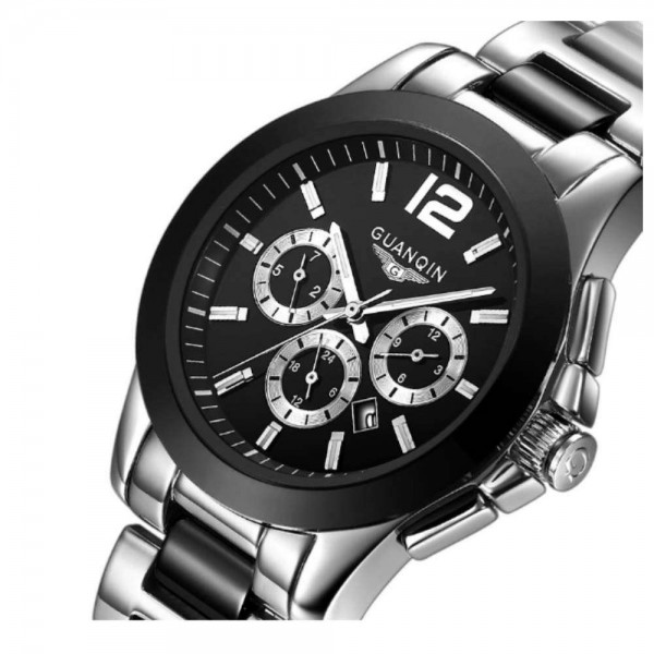 Часы Guanqin Black-Black-SilverBlack GQ50026 CS - 3487436