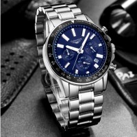 Годинник Guanqin Black-Blue-Silver GS19057 CS