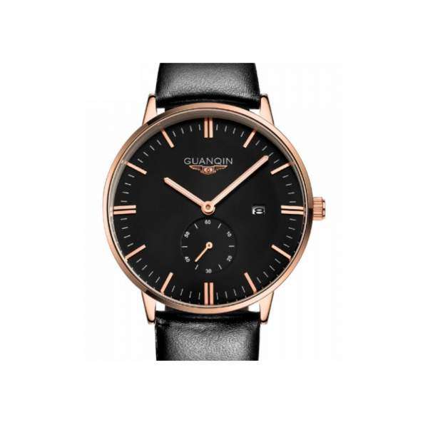 Часы Guanqin Gold-Black-Black GQ13001 CL - 3487459