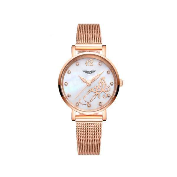 Часы Guanqin Gold-White-Gold Flower GS19042 CS - 3487515