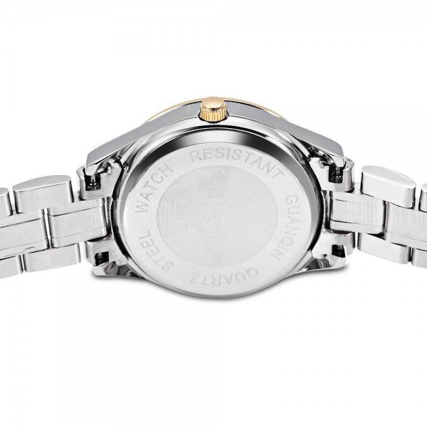 Часы Guanqin Gold-White-SilverGold GQ80007-1A CS - 3487536 Часы Guanqin Gold-White-SilverGold GQ80007-1A CS - 3487536
