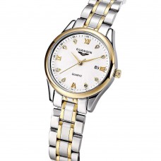 Часы Guanqin Gold-White-SilverGold GQ80007-1A CS