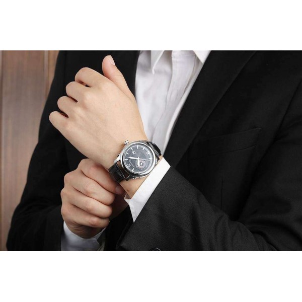 Годинник Guanqin Silver-Black-Black GS19027 CL - 3487547